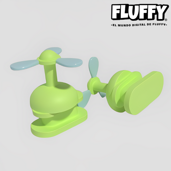 Fluffy Copter (Aletas Intercambiables)