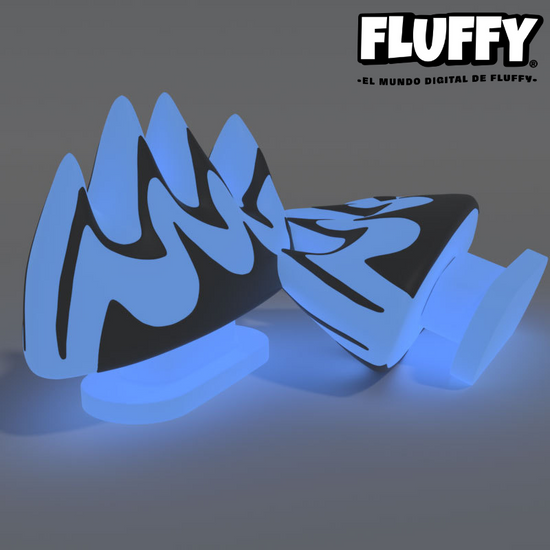 Blue Fluffy Fire (Aletas Intercambiables)